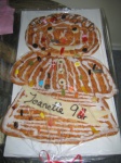 Kage til Jeanettes 9 års fødselsdag