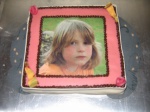 Kage til Jeanettes 9 års fødselsdag