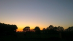 Solnedgang over Sangild 2012-05-27