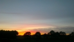 Solnedgang over Sangild 2012-05-28